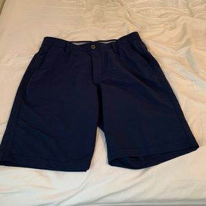 Navy Under Armour Golf Shorts - Size 34